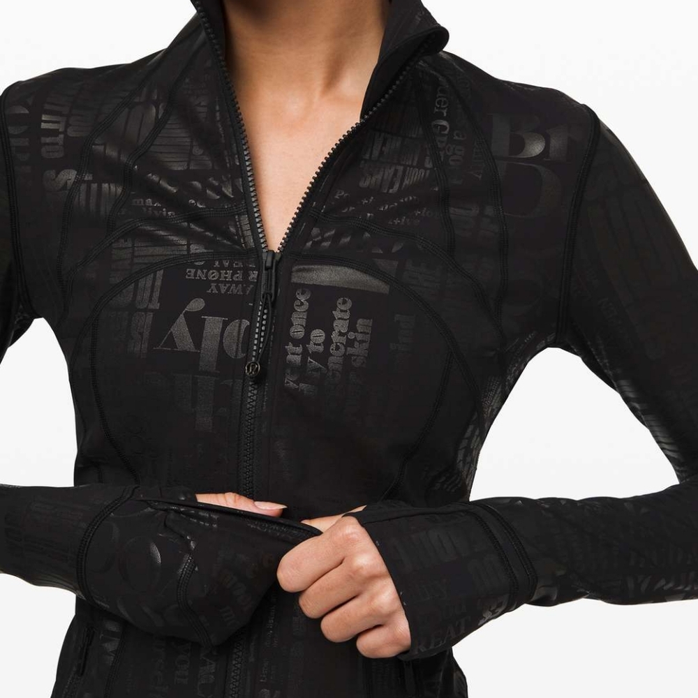 LULULEMON Black Foil Manifesto Define Jacket | Size 8